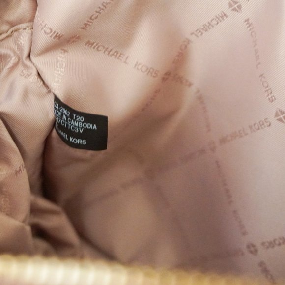 MICHAEL KORS JET SET ITEM EAST WEST SHOULDER CROSSBODY BAG NATURAL LUGGAGE MULTI - Picture 8 of 8